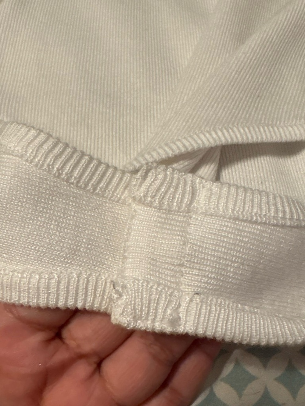 Forever 21 White Ribbed Square Neck Bodysuit - Picture 2 of 4